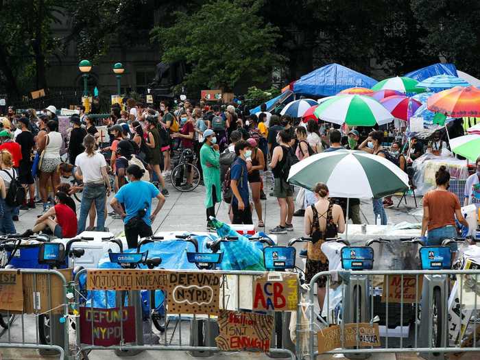 Organizers, a large portion of whom are Black and queer, have completely transformed the park in a matter of days. The movement is now made up of a coalition of organizers, non-profits, and volunteers loosely referred to as the The Black Collective.