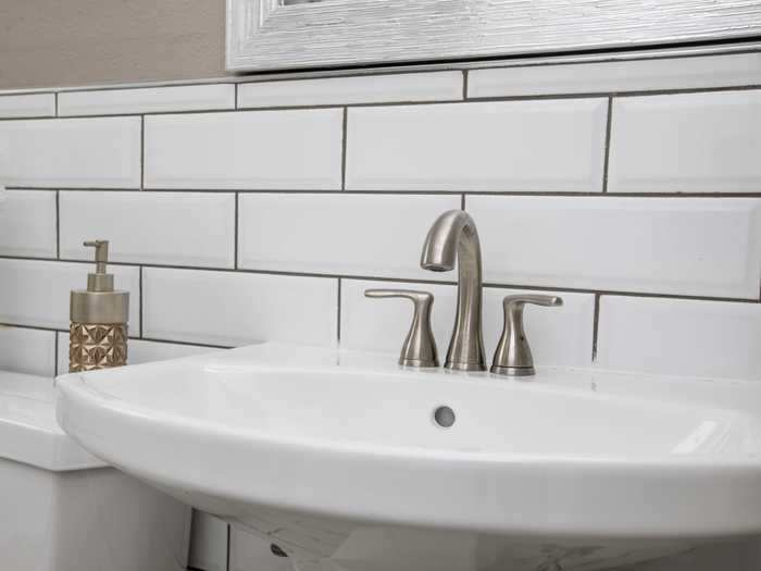 Builder-grade tile and backsplashes can come off as dated and boring.