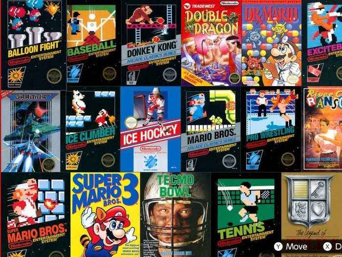 Retro games with Nintendo Switch Online