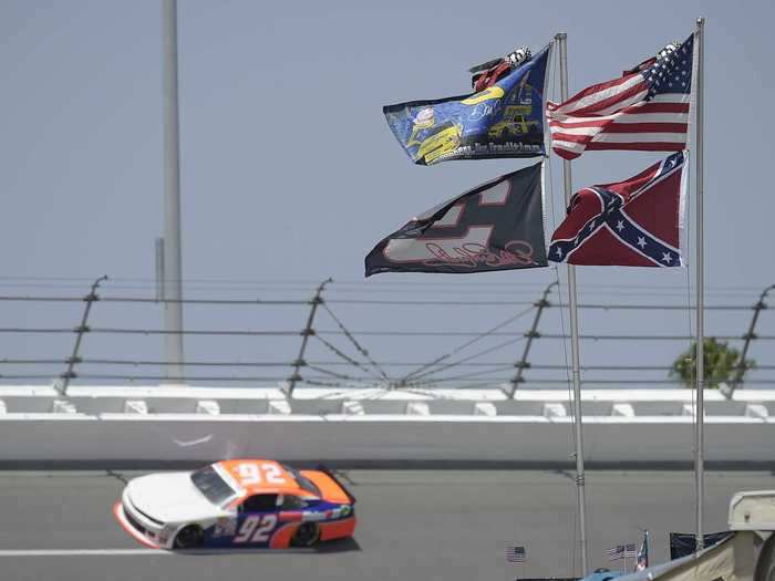 In June, Wallace called on NASCAR to ban the Confederate flag from its events. Two days later, they did.