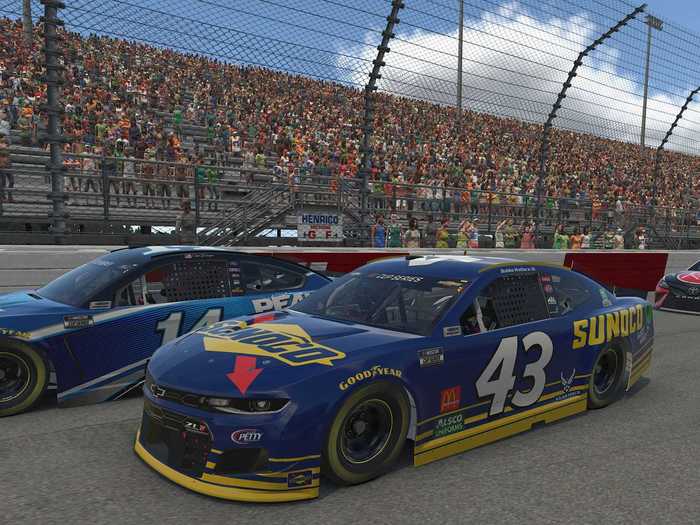 Wallace made headlines after he quit an iRacing competition just 11 laps into the race after getting into a wreck.