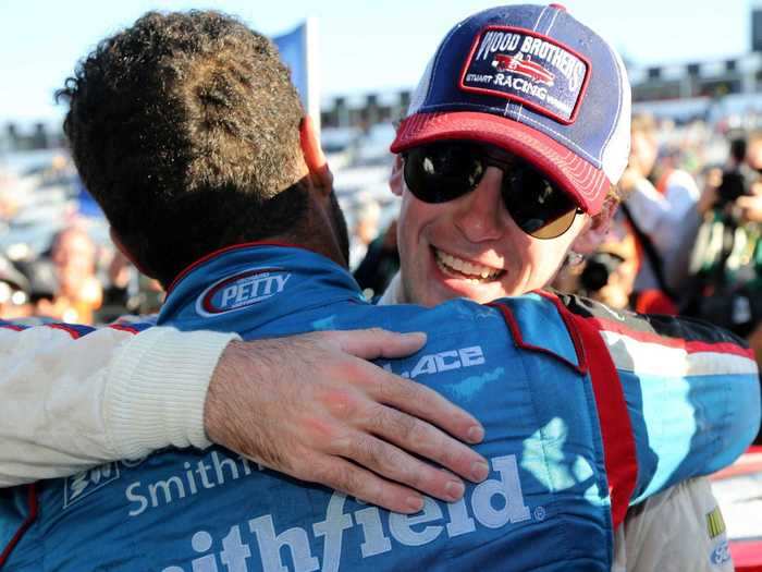 After congratulating Blaney in the winner