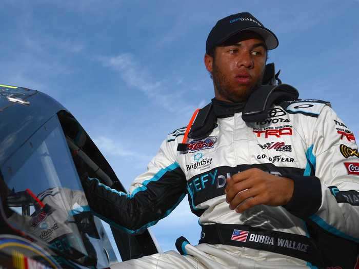 By 2013, Wallace was regularly racing in the NASCAR Camping World Truck Series, the league