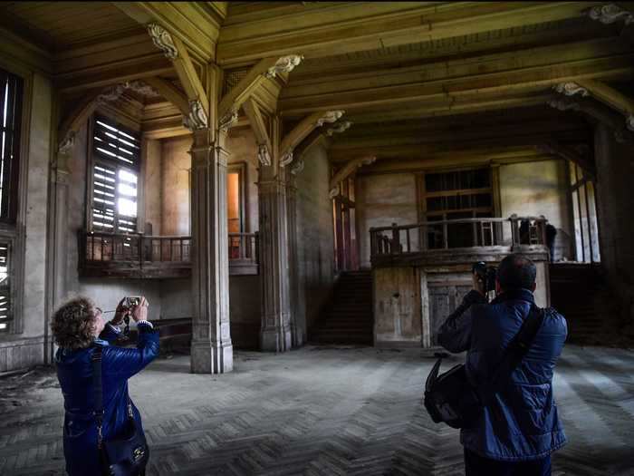 The orphanage was then abandoned, and it was left to crumble for more than half a century.