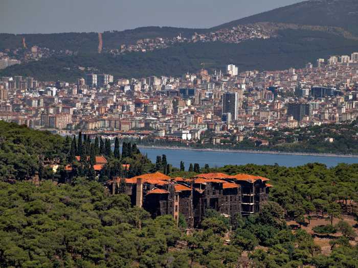 Rum Orphanage is located on the island of Büyükada, near Istanbul, Turkey.