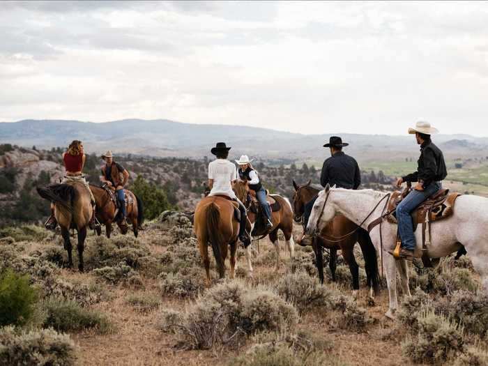 On-ranch activities are covered as well. These include horseback riding across native sagebrush ...