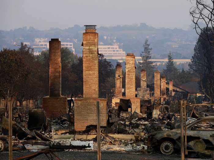 Two of the fires that affected Napa and Sonoma — the Tubbs and Nuns fires — were among the most destructive in California