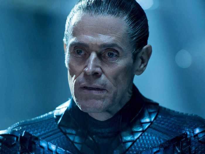 Dafoe portrayed Vulko in "Aquaman."