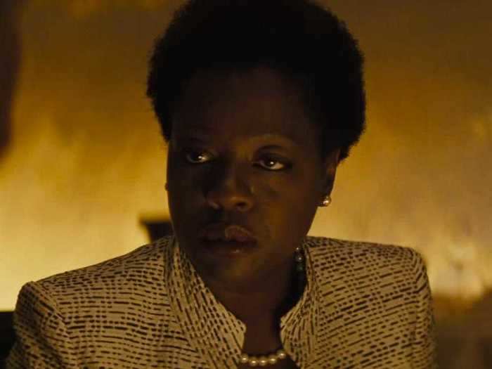 Davis portrayed comic-book character Amanda Waller in David Ayer