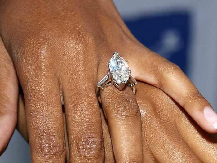 Not agreeing on how much to spend on an engagement ring could also be a sign of trouble.