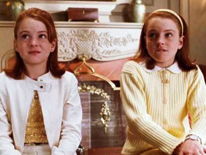 Lindsay Lohan starred as long-lost sisters Annie and Hallie.