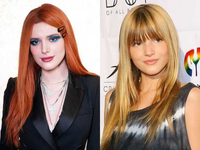 Bella Thorne has said that going back to her natural blonde hair makes her cry.