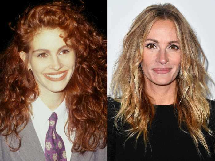 Julia Roberts has been every color under the sun, but first became America