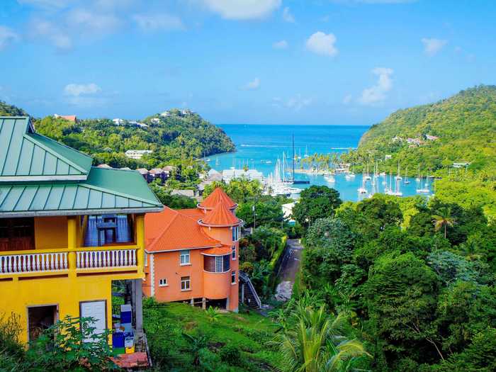 As early as June 4, Americans could visit St. Lucia.