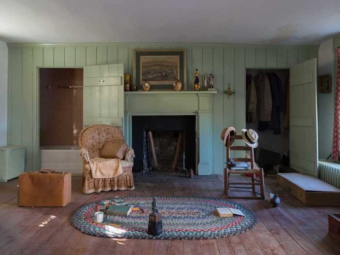 Each of the rooms in the abandoned house seemed to be perfectly preserved.