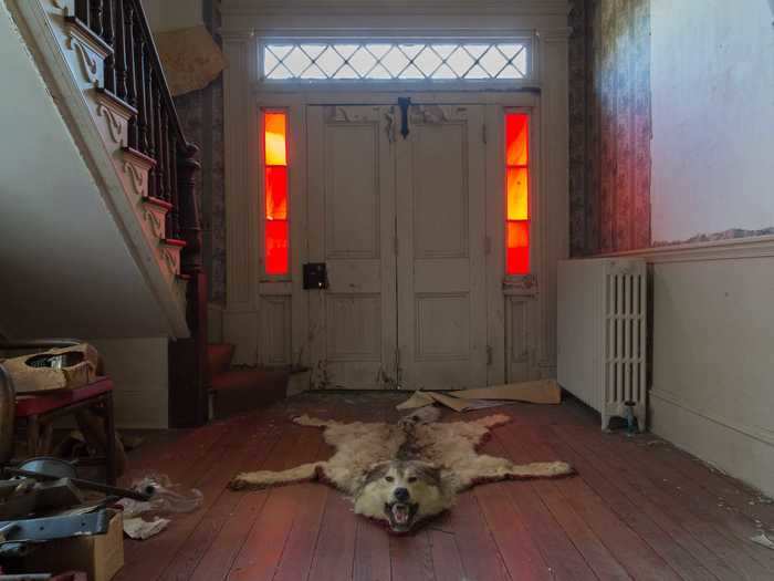 When he stepped inside, Sansivero was greeted by a taxidermy wolf in the foyer.