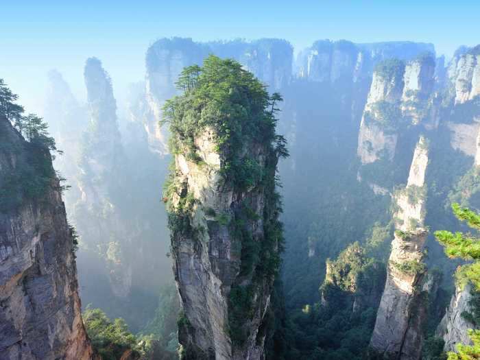 The Tianzi mountains, China