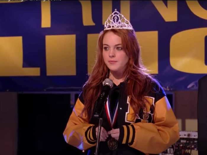 Lohan starred as Cady Heron in "Mean Girls" (2004).