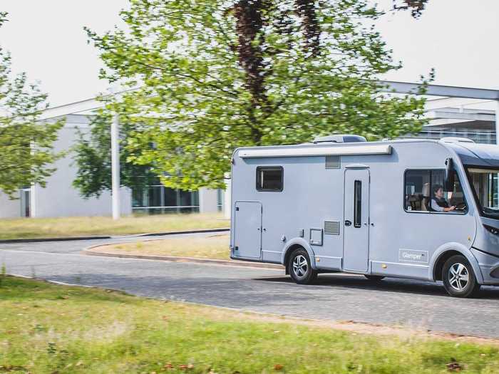 For extra storage, the Business Line comes with a garage space that has enough room to store bikes and other large items.