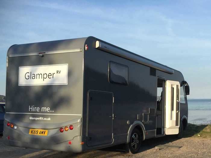 The RV also has an additional drop-down double bed to accommodate more guests.