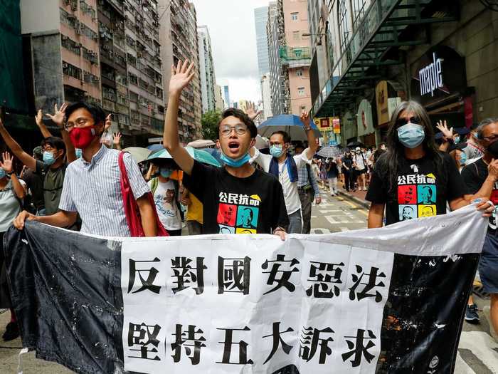 July 1 marks the anniversary of the day that China gained control over Hong Kong from British rule in 1997. At that time, Hong Kong was designated a semi-autonomous state, with its own mini constitution called the Basic Law.