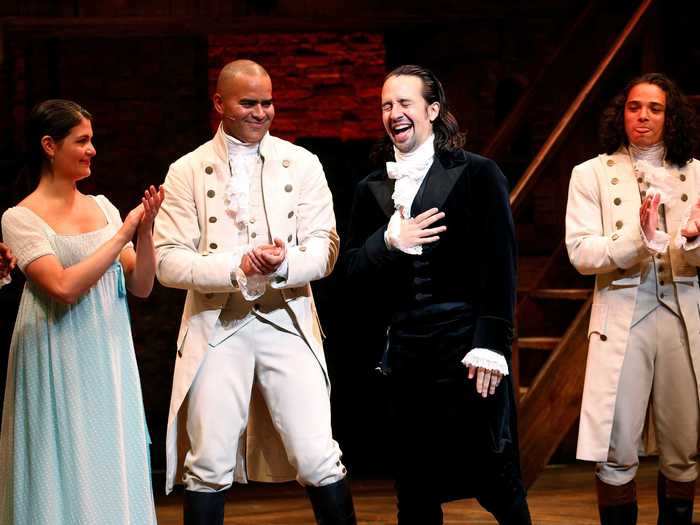 "Hamilton" became an instant hit, earning an average of $600,000 in profits each week.