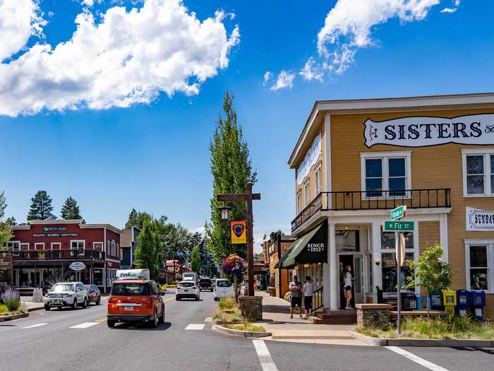 OREGON: Main Street in Sisters looks like it