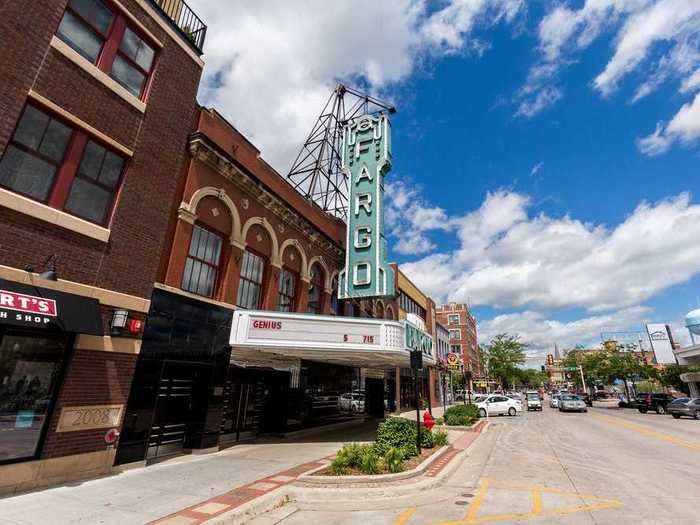 NORTH DAKOTA: The Fargo Theatre on Broadway N is the centerpiece of one of Fargo