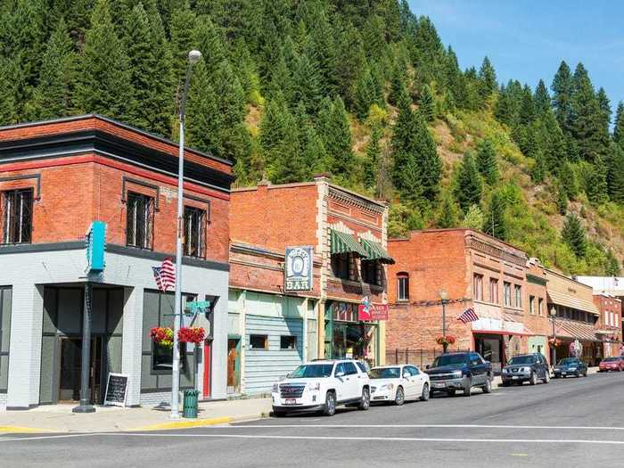 IDAHO: Every single building on Main Street in Wallace, Idaho, is on the National Register of Historic Places.