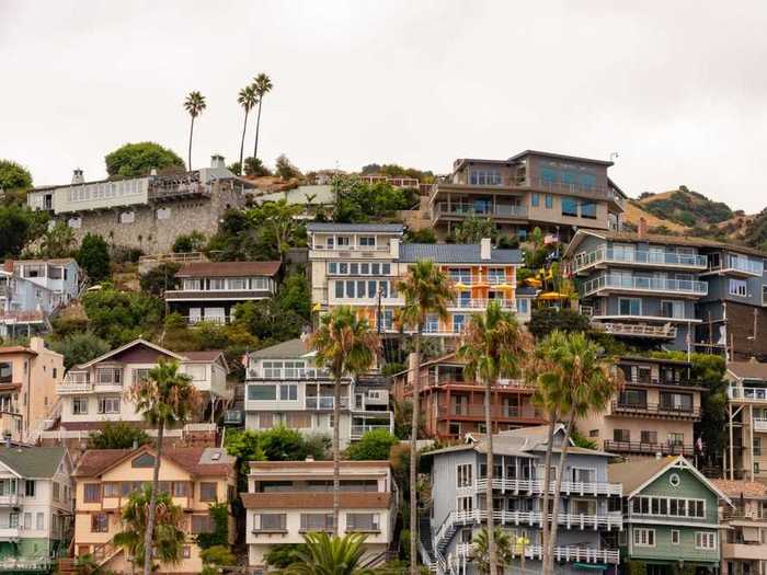 CALIFORNIA: Crescent Avenue, the main street along Avalon Bay, provides easy access to beaches with stops for restaurants, boutiques, and historic architecture along the way.