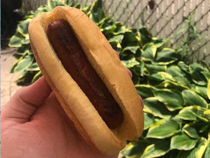 Lastly, we ate the Oscar Mayer hot dog.