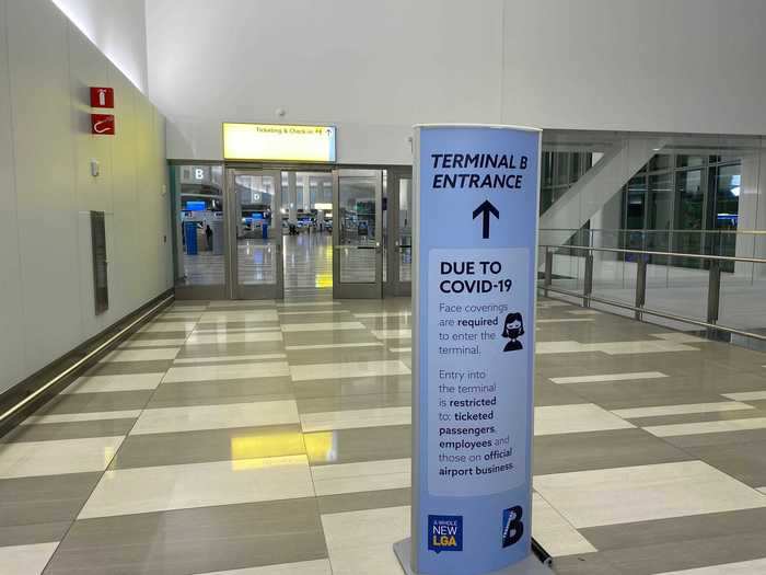 The new building includes scores of safety features due to the ongoing pandemic and face coverings are required for everybody entering the facility.