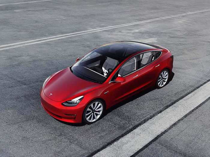 4. Tesla Model 3 (assembled in Fremont, California)