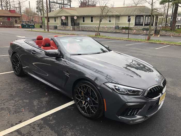 The BMW M8 Competition convertible.