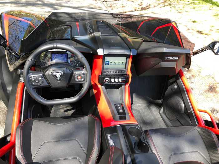 The $33,000 Polaris Slingshot R is a three-wheeled "autocycle." It