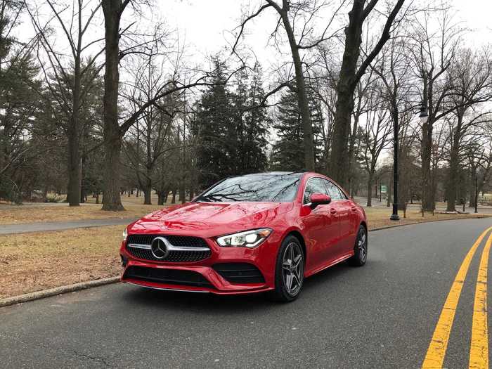 The Mercedes CLA250.