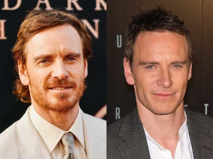 Michael Fassbender frequently dyes his hair for roles.