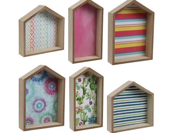 Shadow boxes can add a nice touch to your home.