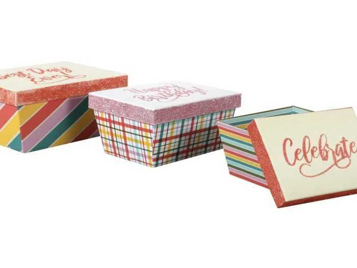 These boxes are a fun and easy way to wrap gifts for friends and family.