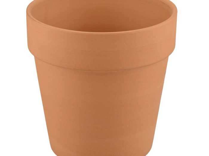 Clay pots look nice and work great for summer gardening.