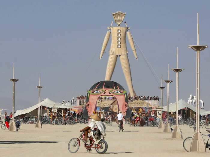 The Burning Man festival received between $2 million and $5 million for an undisclosed number of employees.