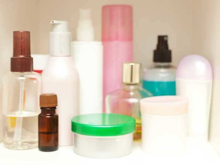 Travel-sized toiletries from hotels can take up valuable space.