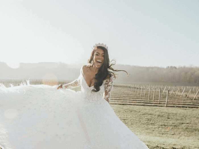 "I truly felt like a princess," Mariel said of how she felt on her wedding day.