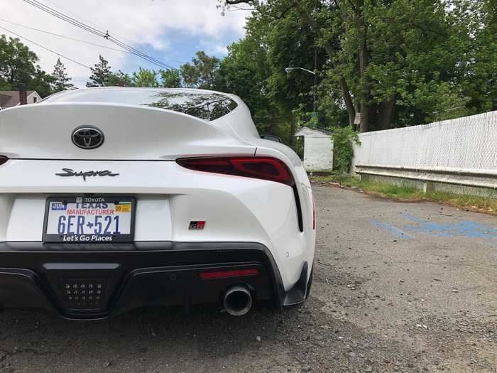 The dual pipes are a nice touch, as are the broad rear haunches.