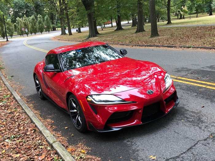 I had already sampled the much-anticipated new Supra. This 2020 GR Supra had a "Renaissance Red" paint job and with an as-tested price of $56,220, a bit of a premium over the $49,990 base model.