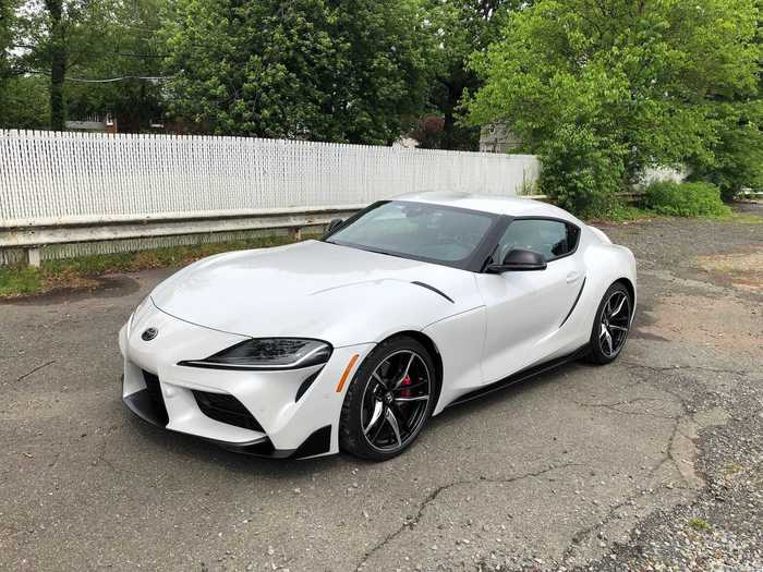 My Toyota GR Supra 3.0 Premium test car was from the 2021 model year and arrived wearing an "Absolute Zero" white paint job. Price? Toyota didn