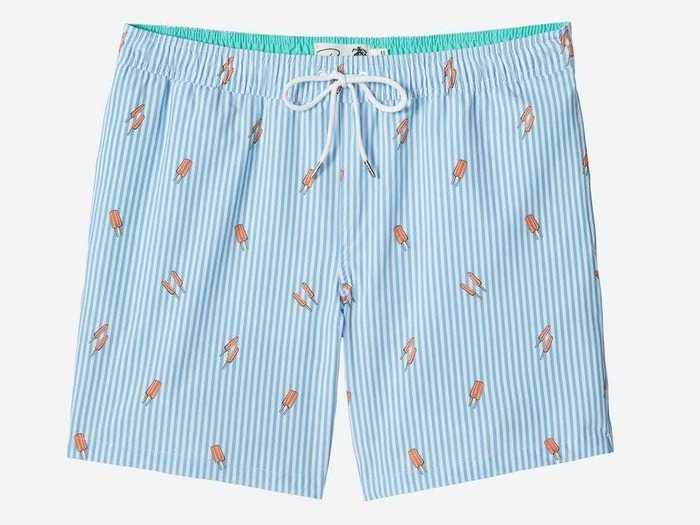 The best patterned swim trunks