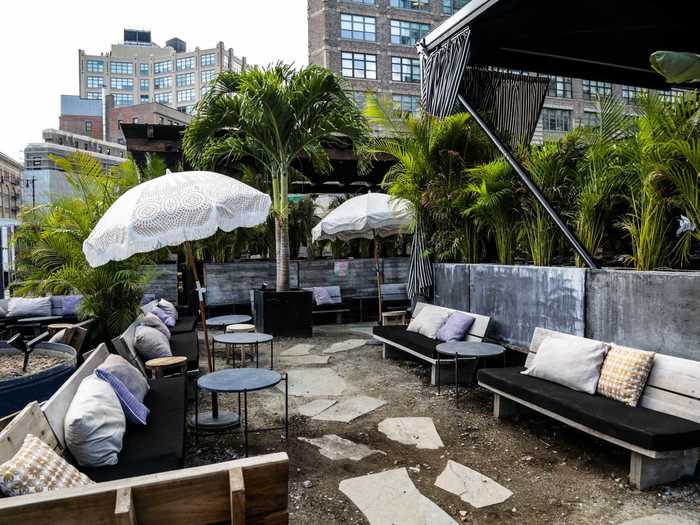 Every year since 2017, Gardner has turned the same parking lot into a Tulum-themed outdoor restaurant. Usually, the sprawling garden holds up to 450 guests. This year, because of the pandemic, only 200-300 guests are permitted in the space at once.