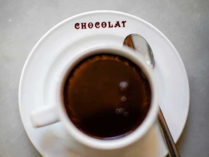 The Chocolat bar in Madrid, Spain, serves rich hot chocolate.