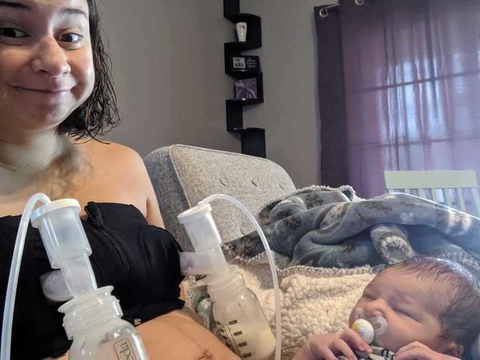 Many breastfeeding mothers loathe their breast pump, but also depend on it to get out of the house.